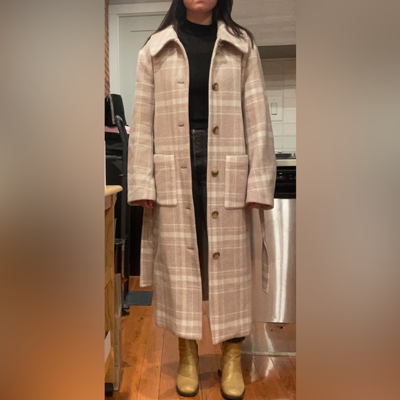 Reformation Middlefield Plaid Coat - Picture 10 of 11